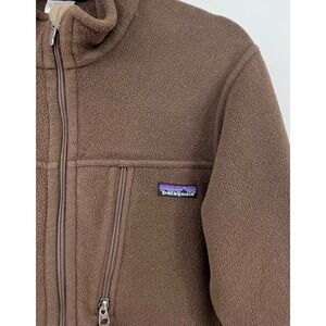 Patagonia Synchilla Fleece Jacket Brown Full Zip Men's Small S Pockets
